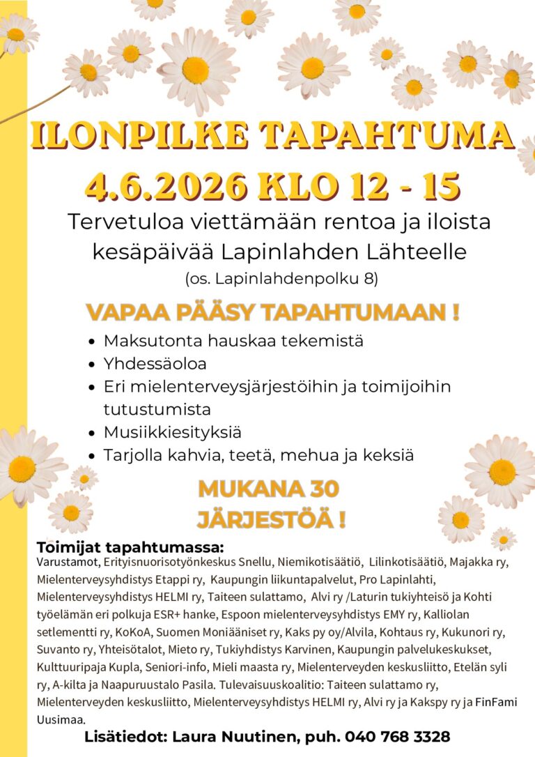 Ilonpilke 2026