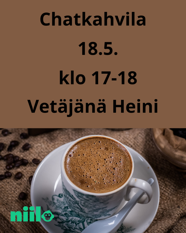 Chatkahvila 18.5.