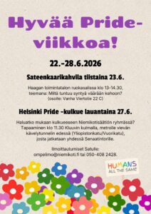 Pride-viikon tapahtumat