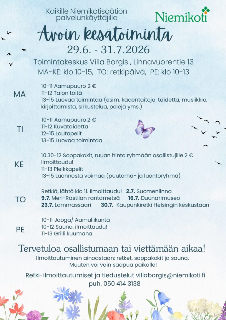 Avoin kesätoiminta