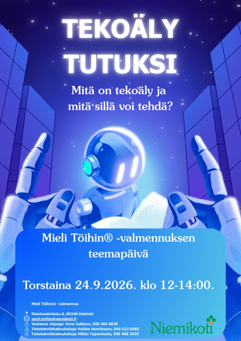 Teemapäivä: Tekoäly tutuksi