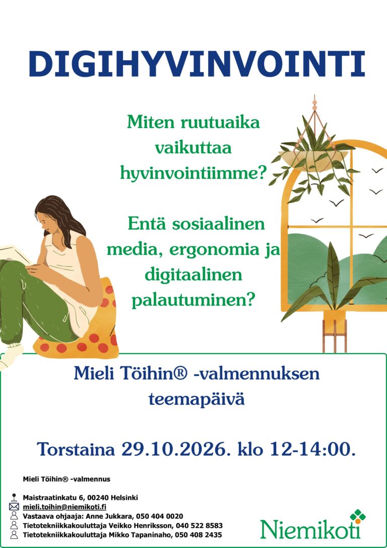 Teemapäivä: Digihyvinvointi