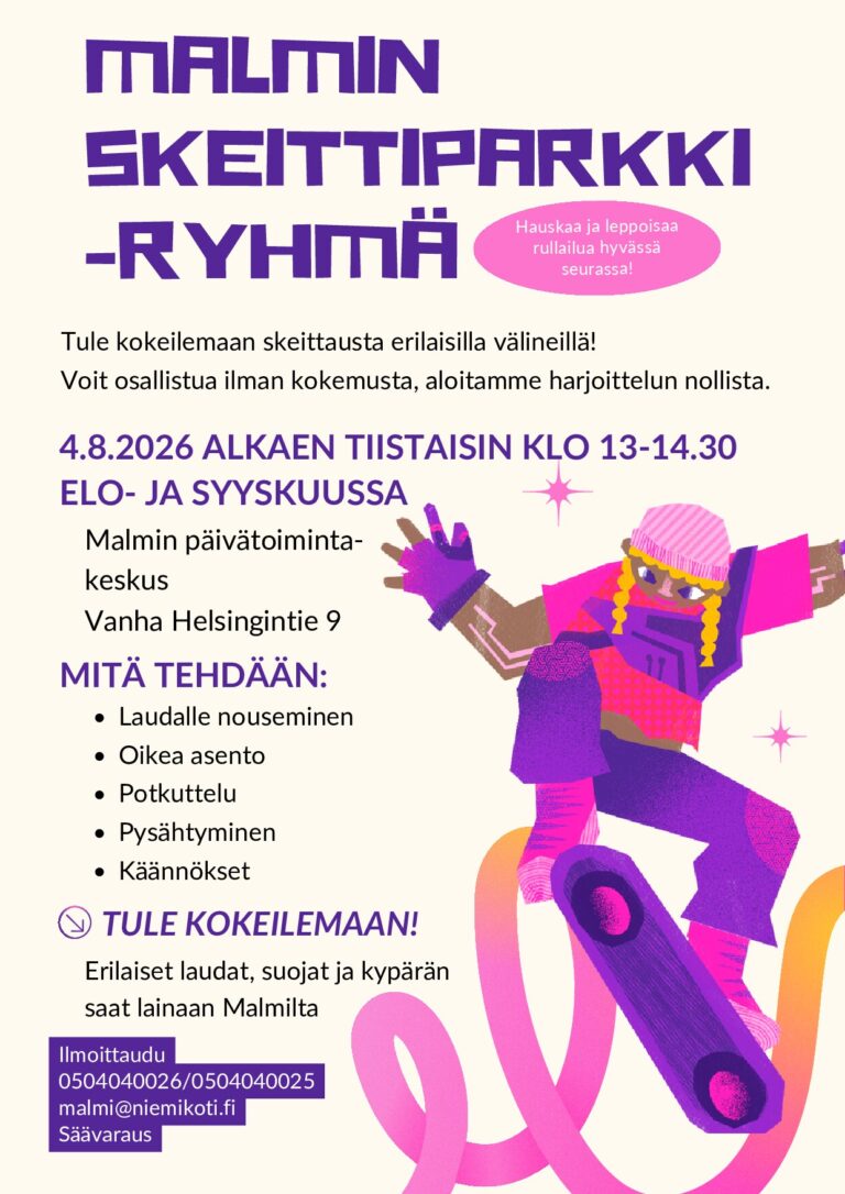 Skeittiryhmä Malmilla