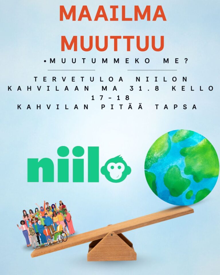 Maailma muuttuu – muutummeko me? Chatkahvila